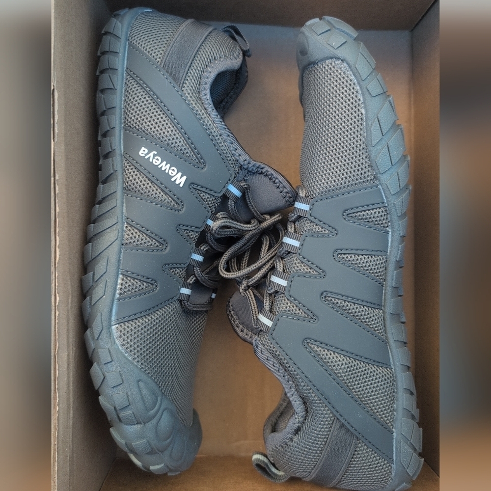 Weweya Mens barefoot minimalist running cross-training shoes Size 42(9-9.5)